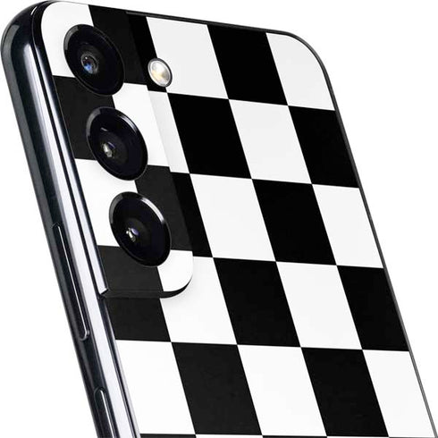 Checkerboard Split Galaxy S22 Skin